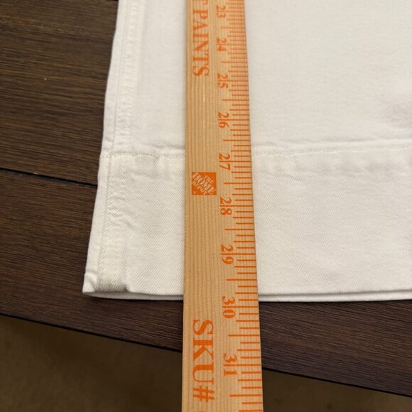 J. Crew Wide-leg denim trouser in white Size 32 - Picture 12 of 16